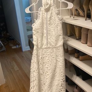 Lace white dress